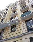 Rehabilitación de fachada en Jorge Juan, Madrid.